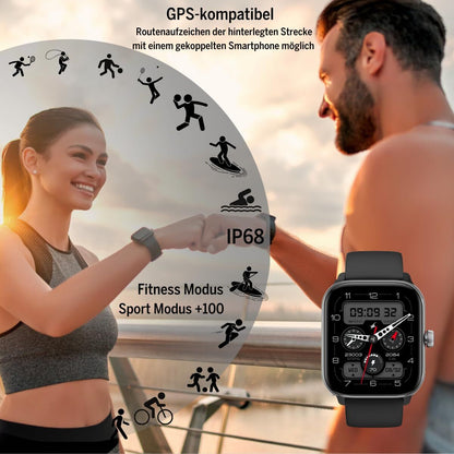 Smartwatch beafon WATCH 201 1,85" Black Silver